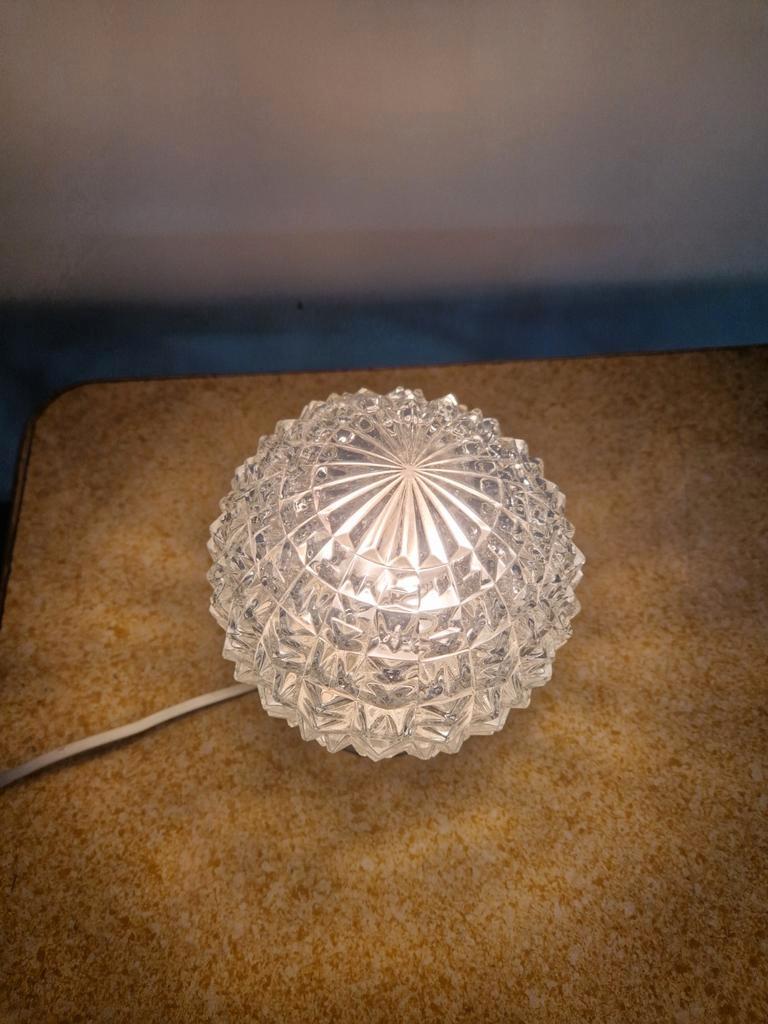 Vintage Mid Century Glazen Plafonniere image 3