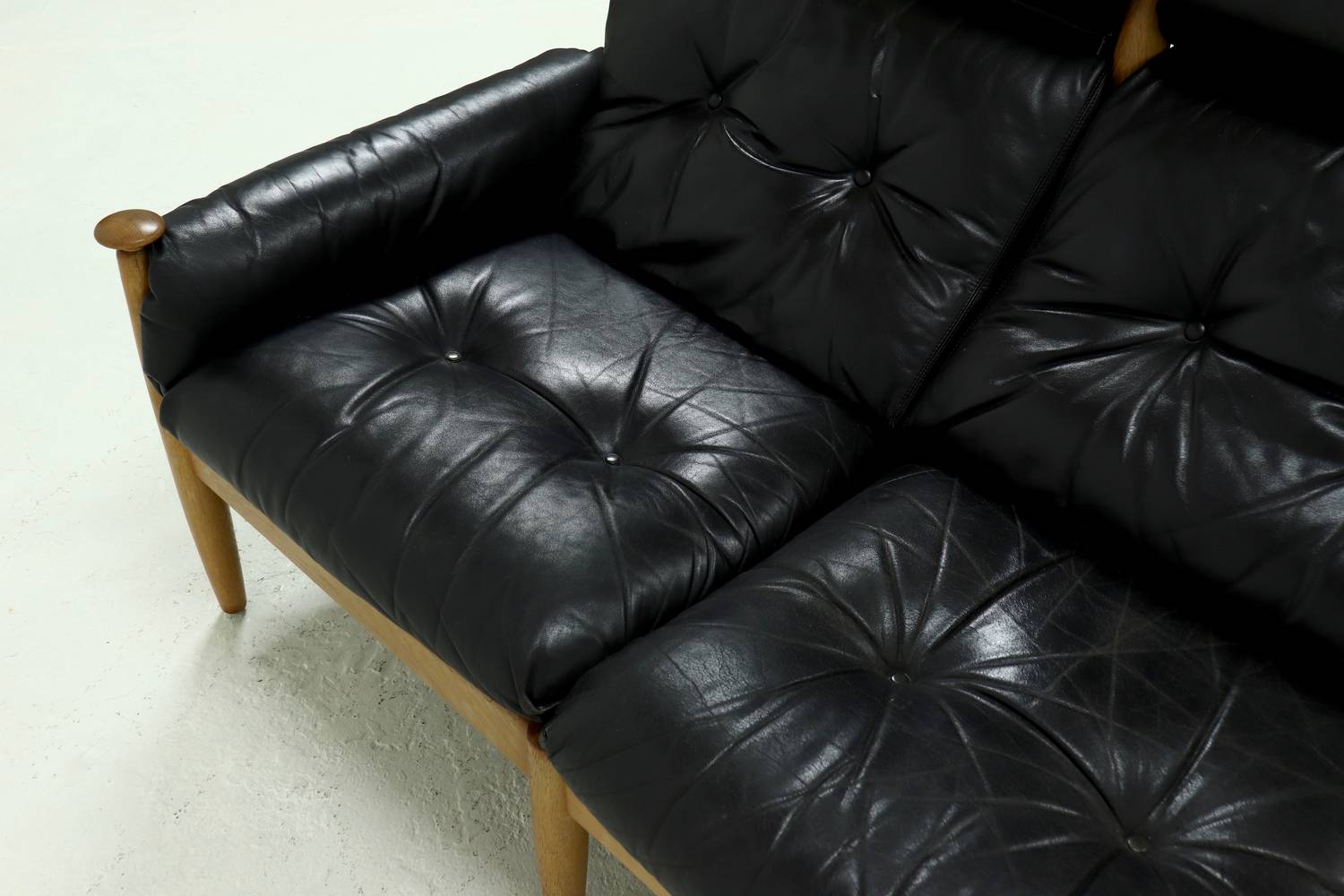 Scandinavian Three Seater Sofa By Eric Merthen For Ire Möbler 1960s image 9