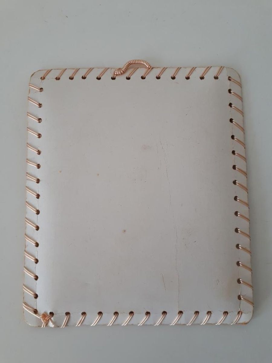 Fifties Handgemaakt Fotolijstje Baby Schilderijtje image 4