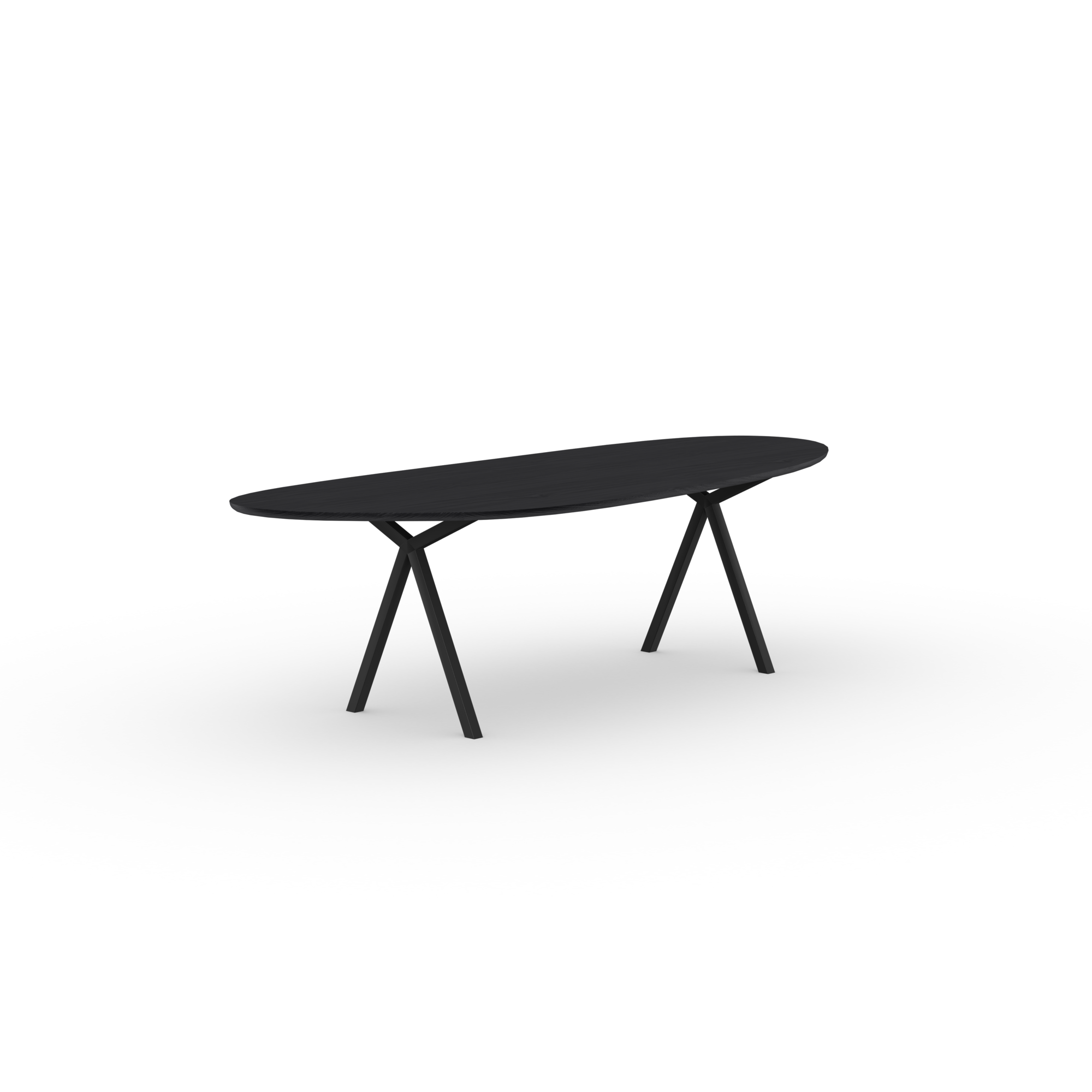 Studio Henk Eettafel Slim X Type Zwarte Lak, Blob image 2