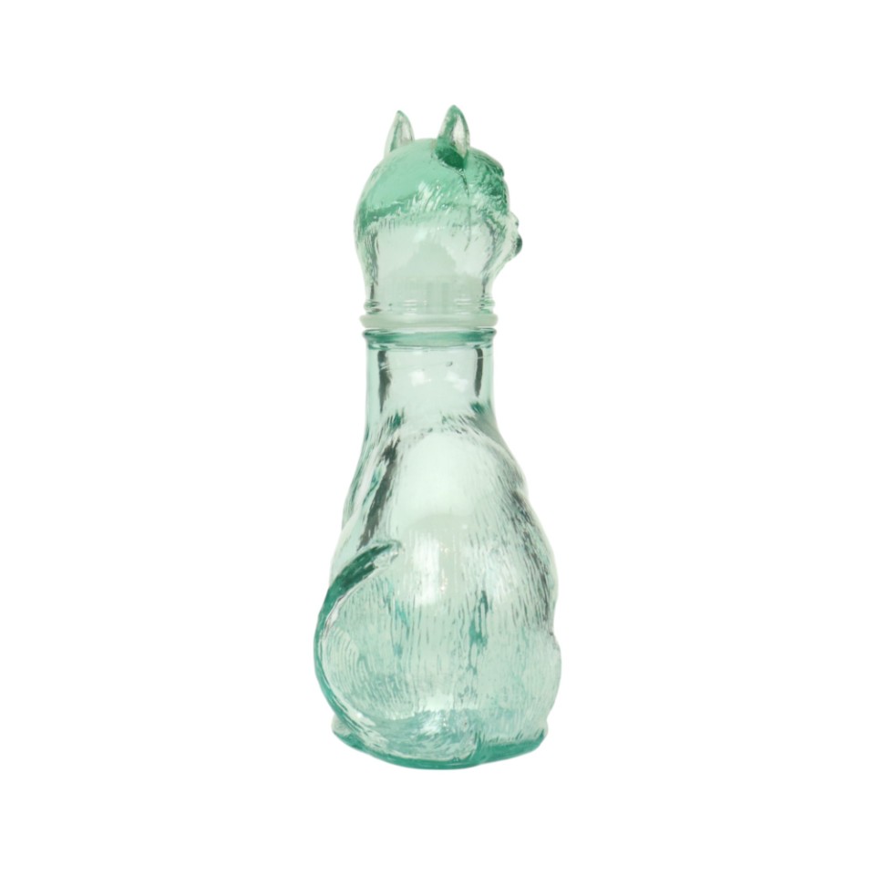 Kleine Glazen Katten Karaf Poes Fles Vetreria Etrusca Glaswerk image 5