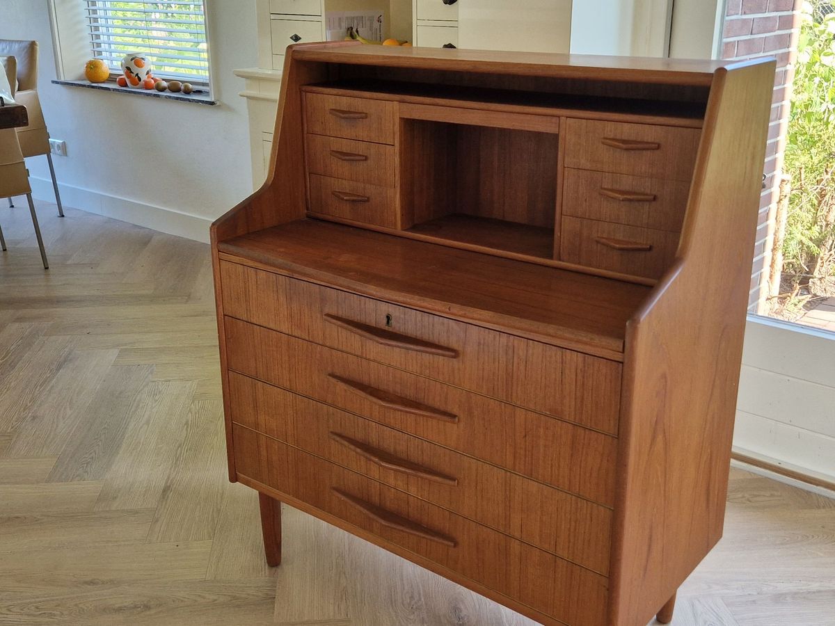 Harry Oostergard Vitage Teak Secretaire image 7