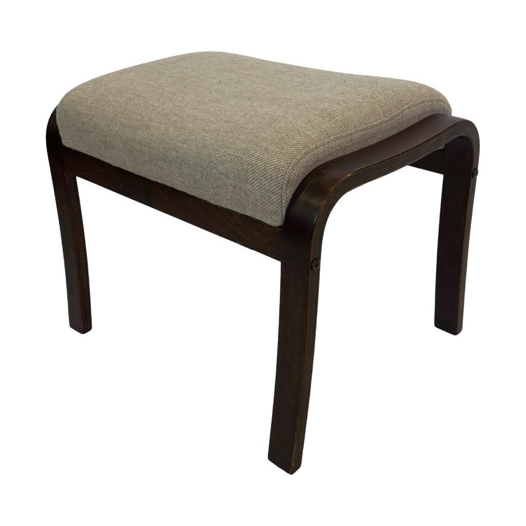 Vintage Voetenbankje Retro Poef Deense Poef Westnofa Design image 8