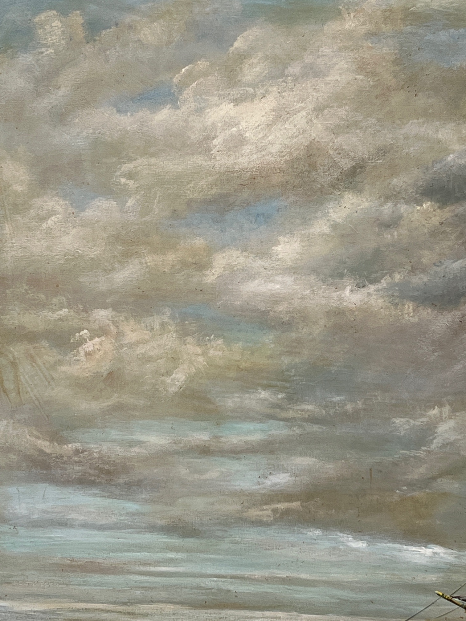 Schilderij - Groot Formaat Emilien Victor Barthélemy (1885-1964) "zeegezicht". image 6