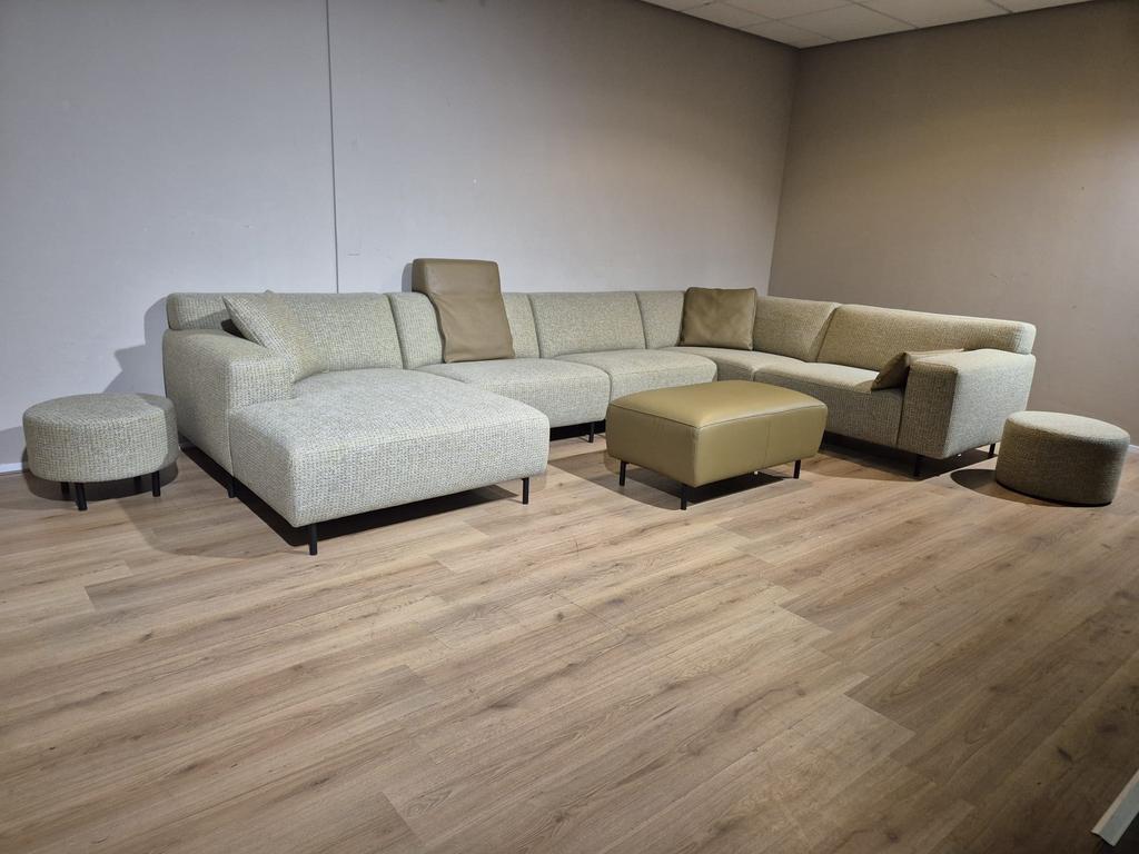 30% Korting-nieuw - Montel Mouro Hoekbank - Modulair - Olijf image 14