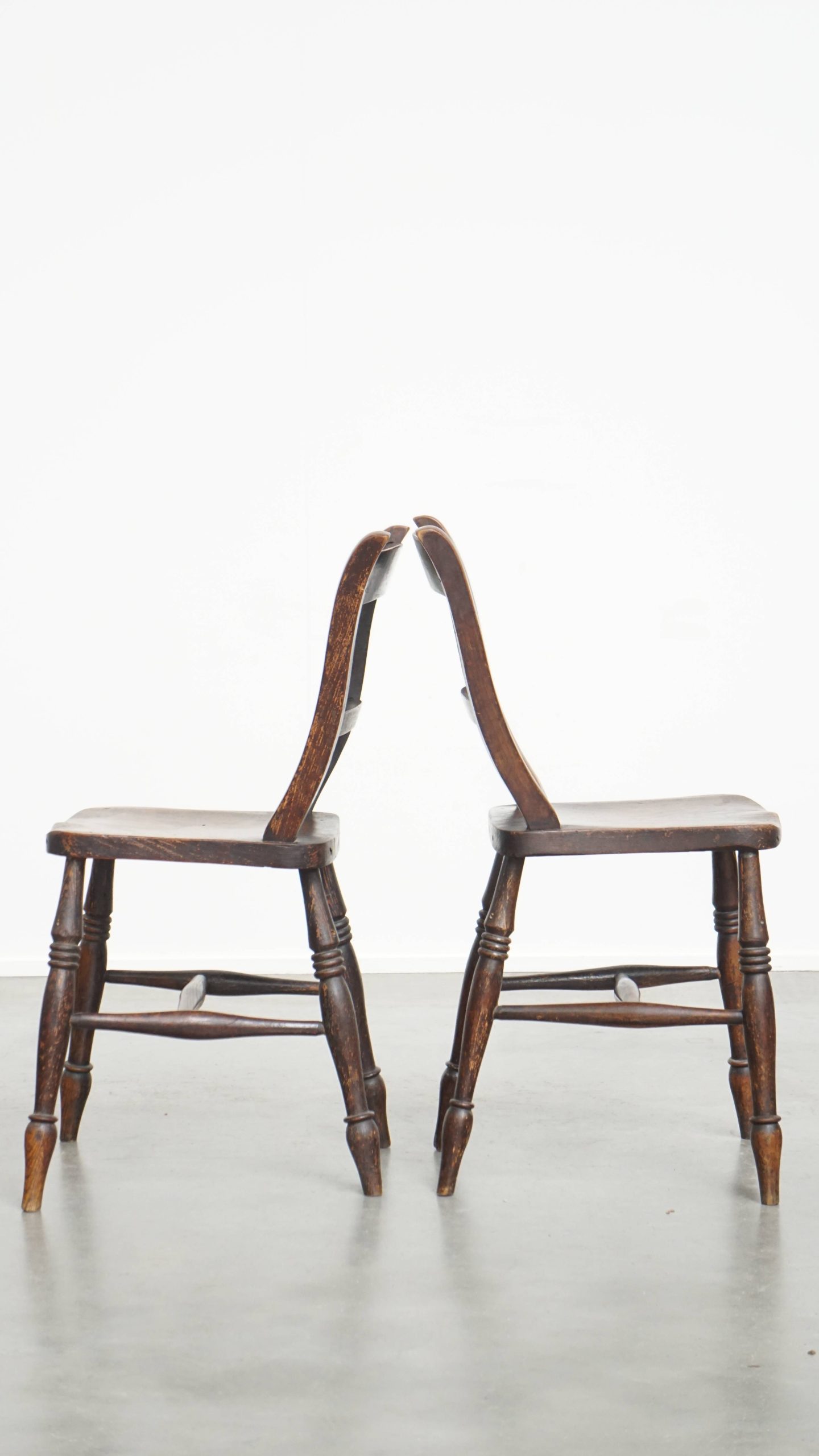 Tijdloze Elegante Set Van 10 Antieke Engelse Oxford Eetkamer/ Keuken Stoelen image 6