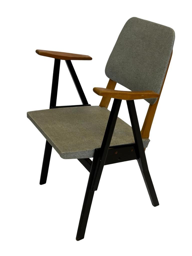 Vintage Zwager Ermeloo, Palais De Tokyo Stoel 50's Design image 22