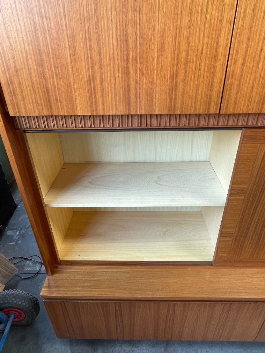 Vintage Zweeds Wandmeubel / Highboard. Royal Board 1970's image 14
