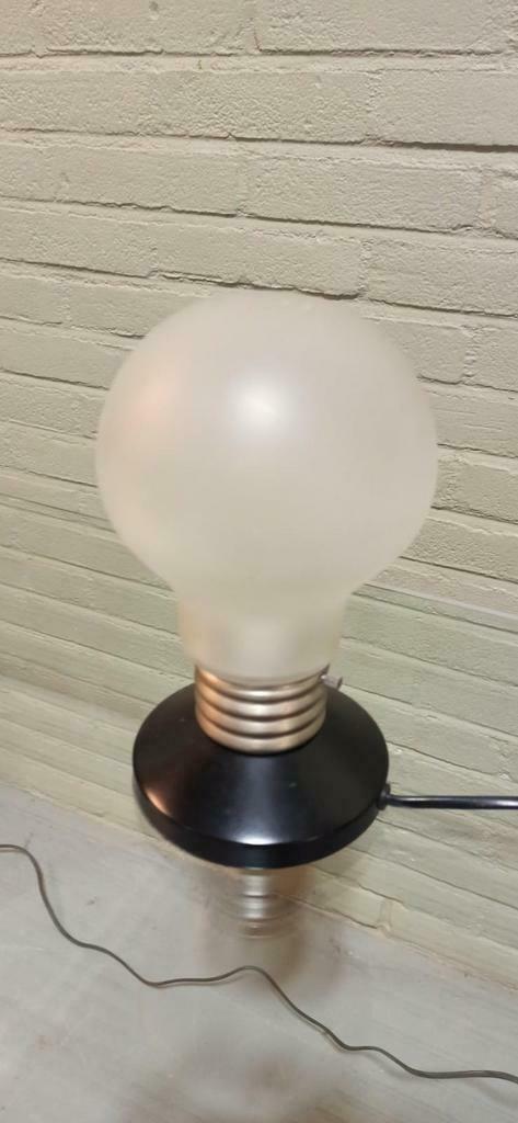 Vintage 1990s Ikea Pop Art Stijl Bulb Lamp Tafellamp image 9