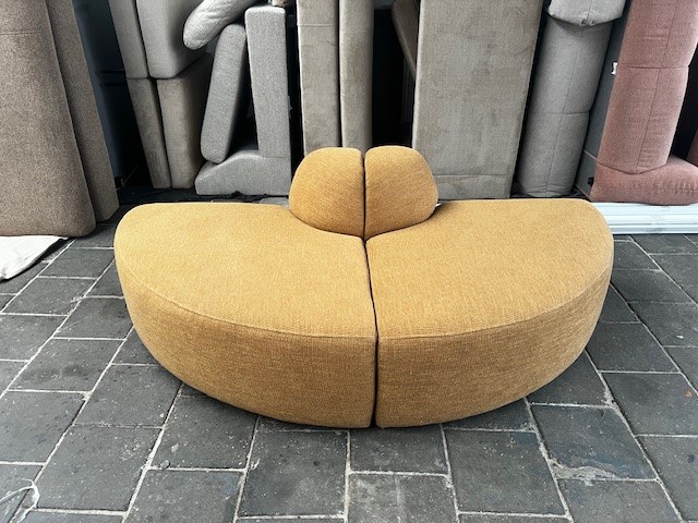 4x6 sofa – X6 Modulaire Bank Met Kwartronde Elementen In Mosterd Uni image 3