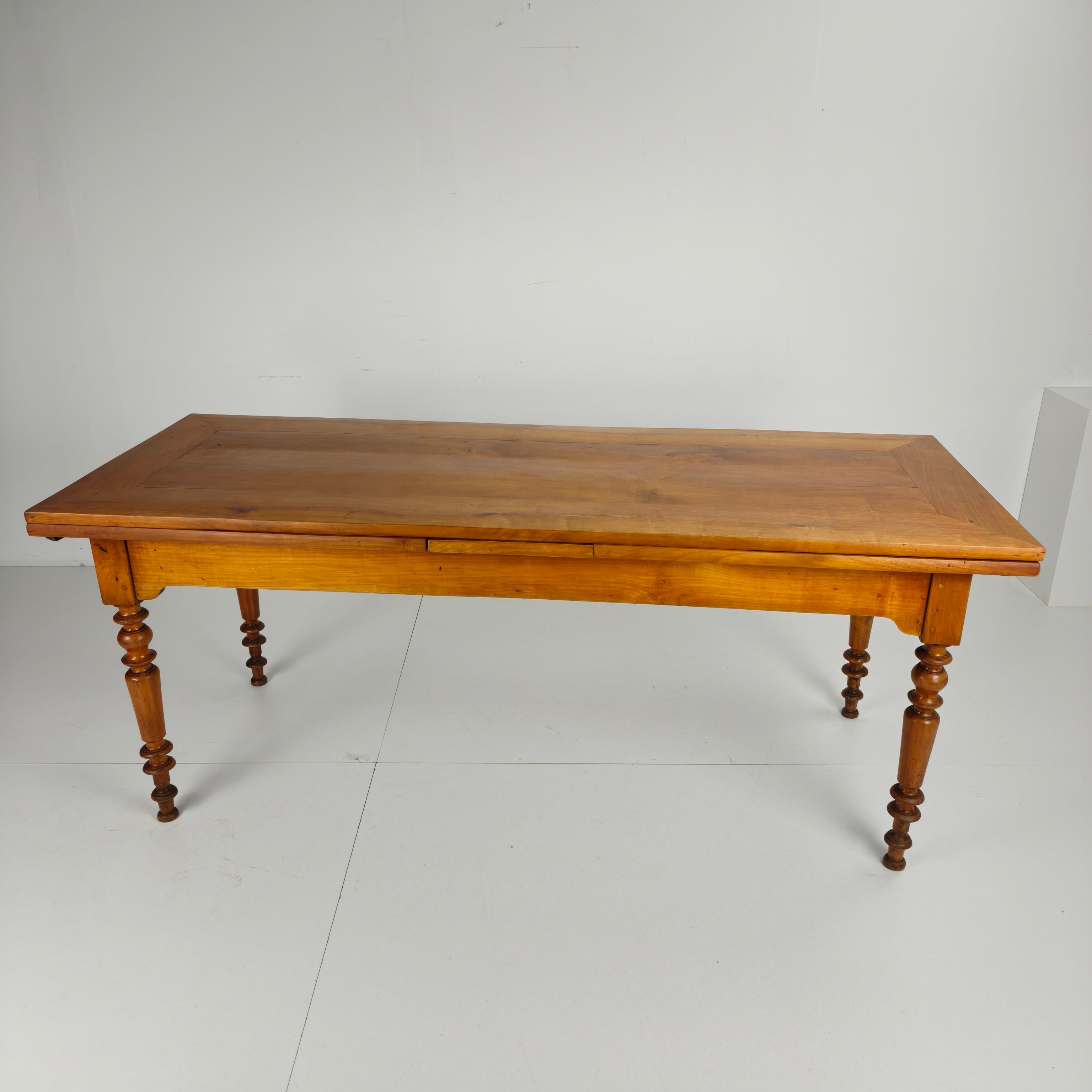 Elegant 20th Century French Cherrywood Extending Dining Table image 4