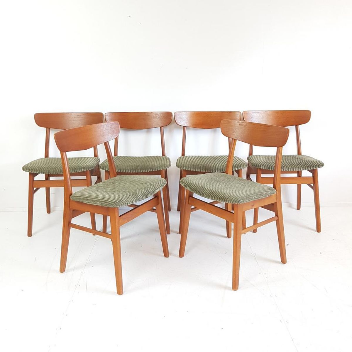 Vintage Farstrup Stoelen Nieuw Gestoffeerd Stof Naar Keuze image 8