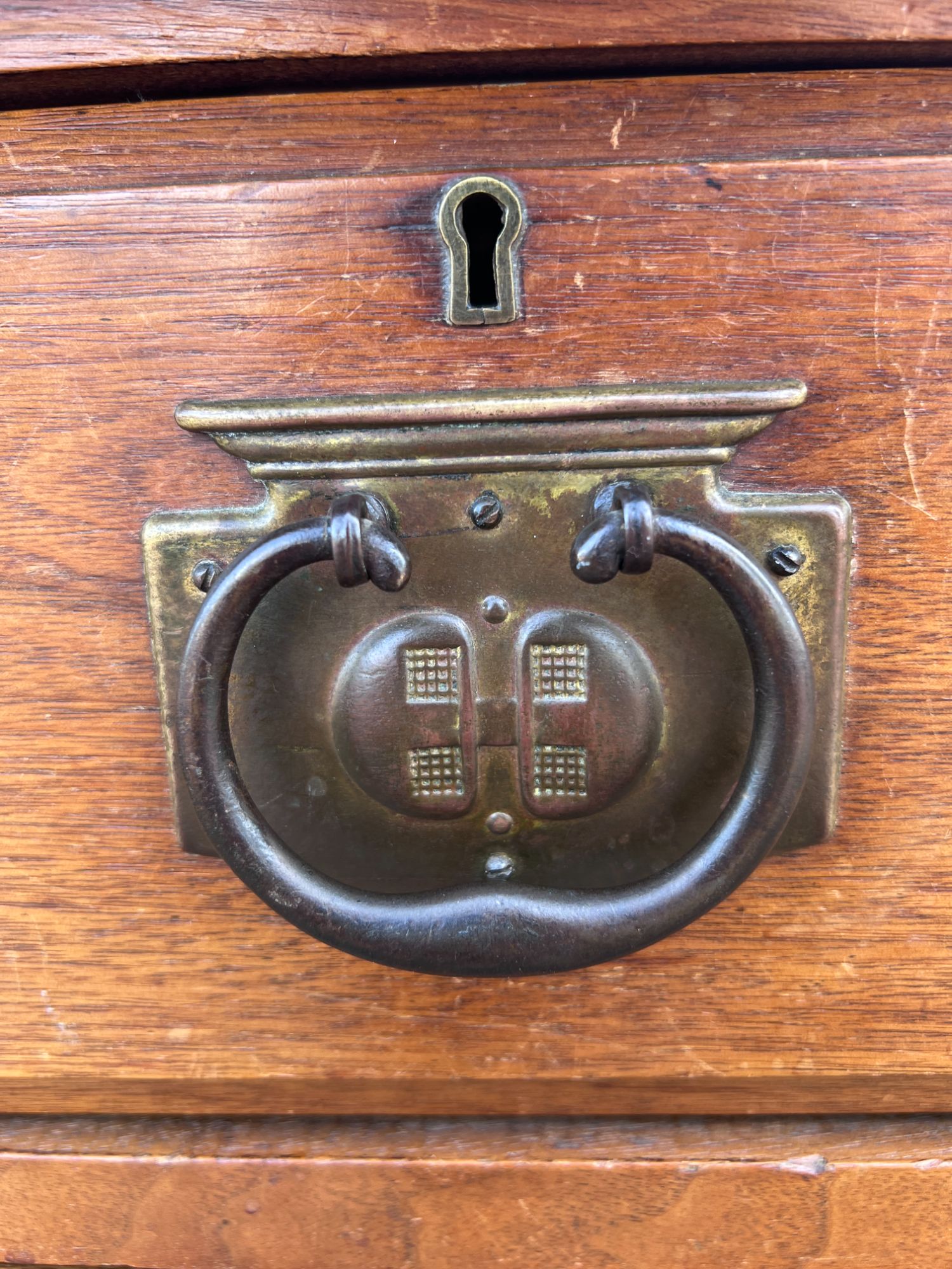 Antiek Engelse Ladekast Met 4 Lades, image 4