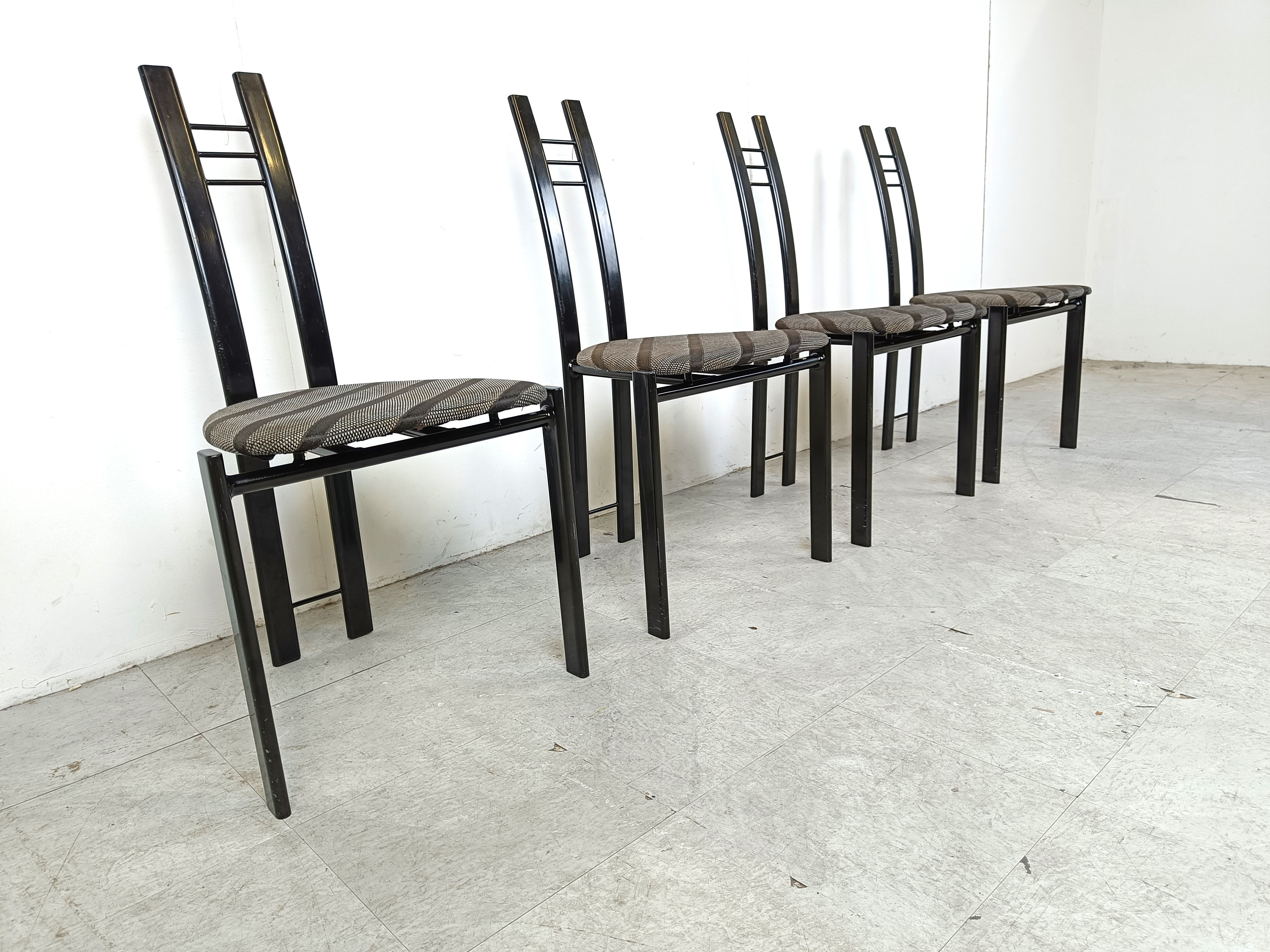 Post Modern Dining Chairs, 1980s Set Of 4 image 3