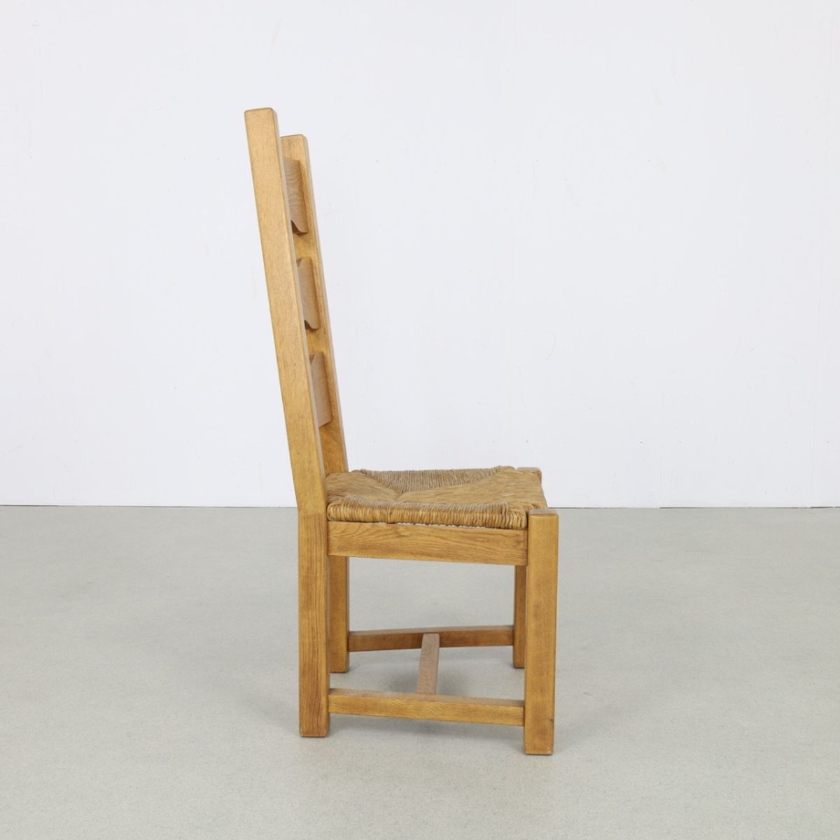 4x Vintage Eetkamerstoelen Brutalist 1970s image 5