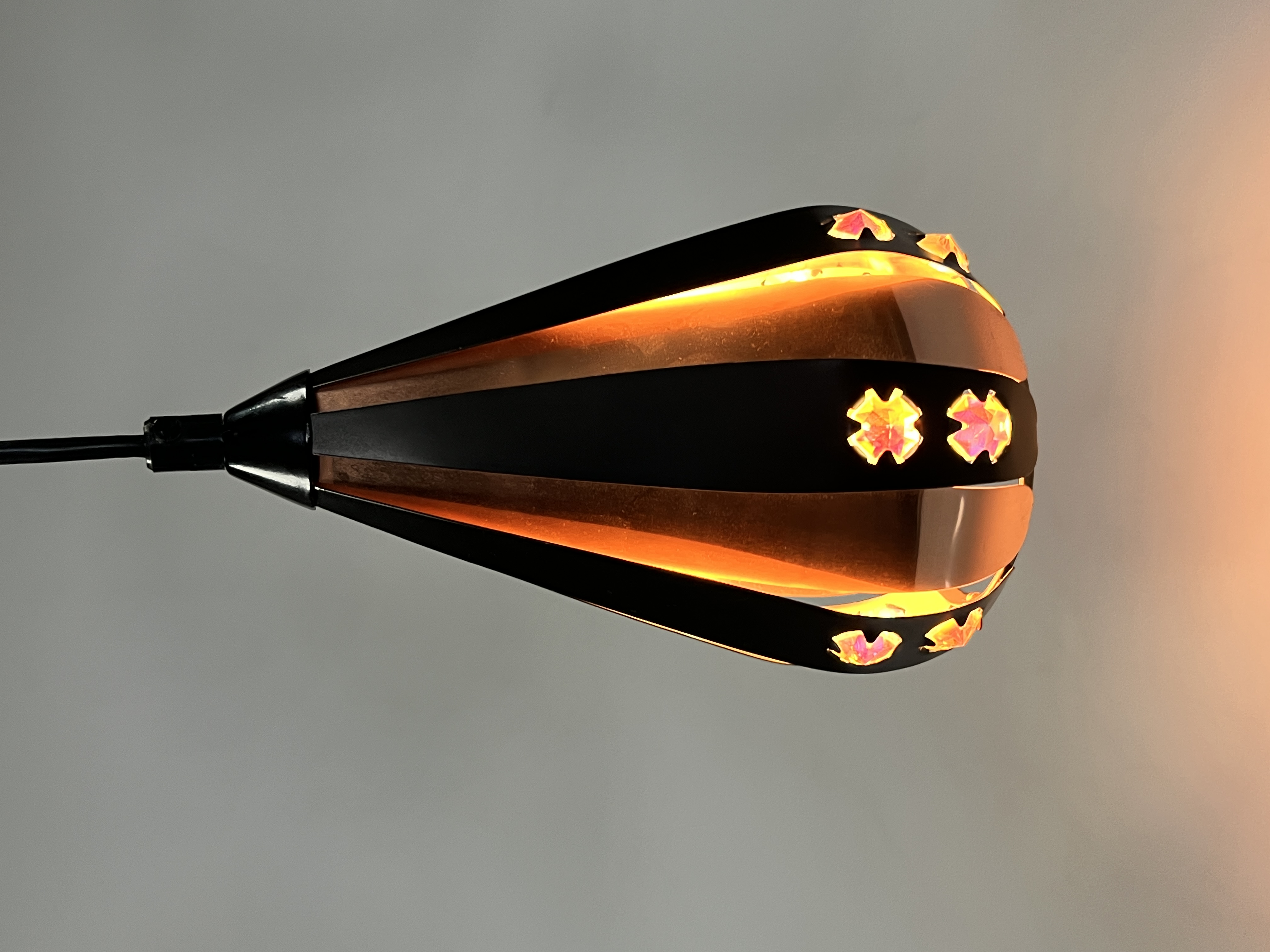 Vintage Druppel Hanglampje, Werner Schou, 1960's Denemarken image 9