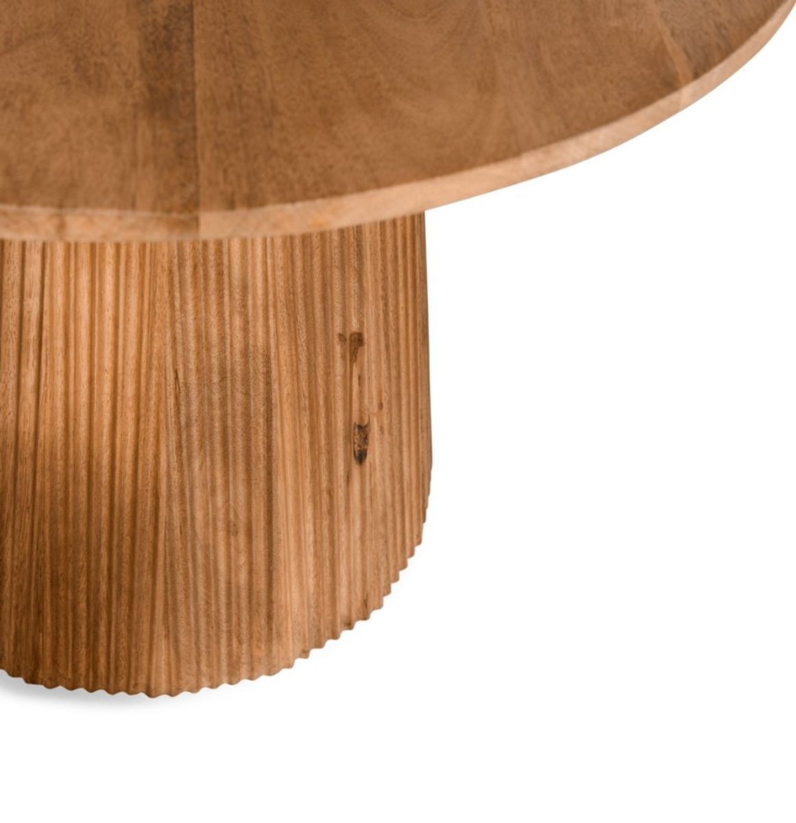 By fonQ Grand Eettafel Lichtbruin Mangohout image 2