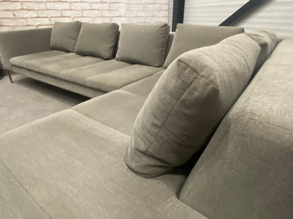 Montel Taupe Stoffen Hoekbank image 2