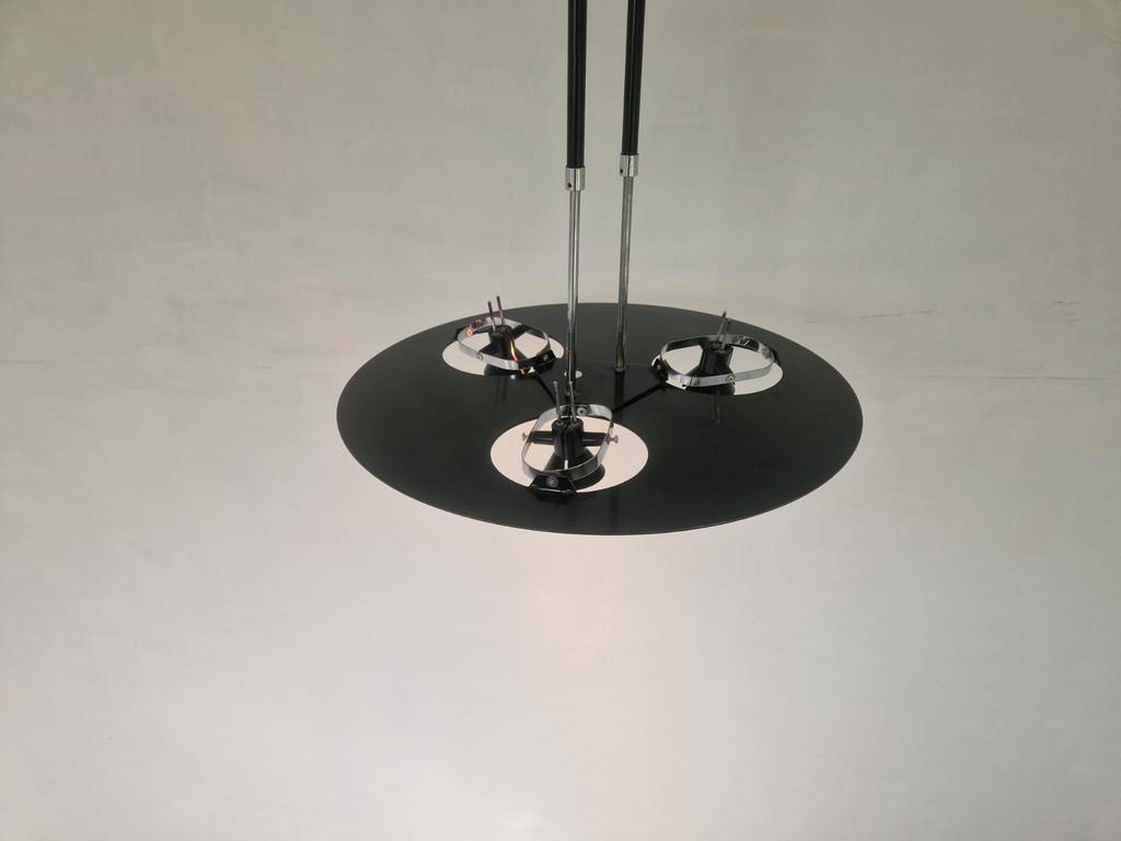 Zeldzame Dijkstra Postmoderne Vintage Triple Spot Lamp. image 8