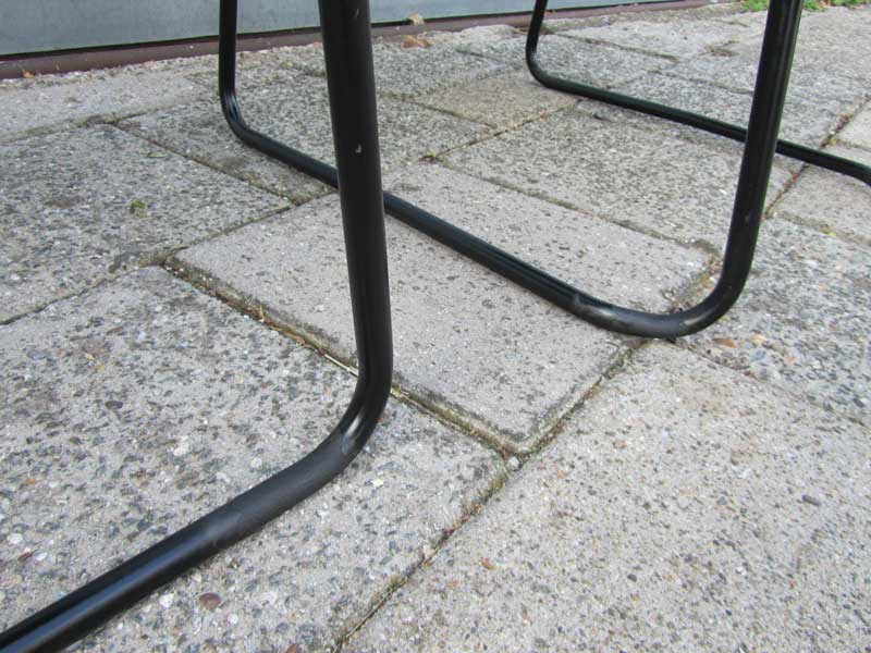 3 Zwarte Retro Design Stoelen Gerd Lange Drabert image 8