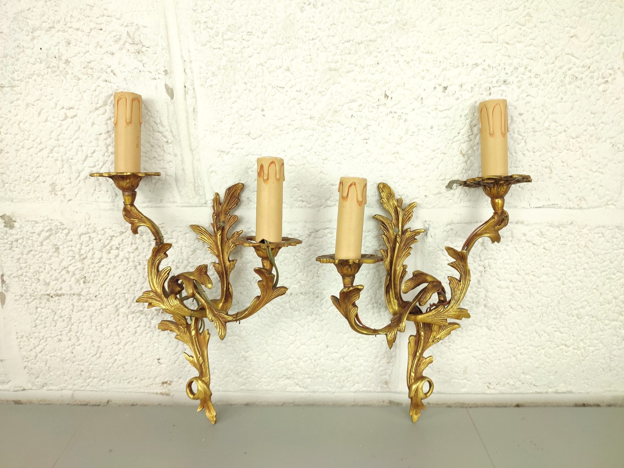 Duo Louis Xv Rococo Wandlampen image 6