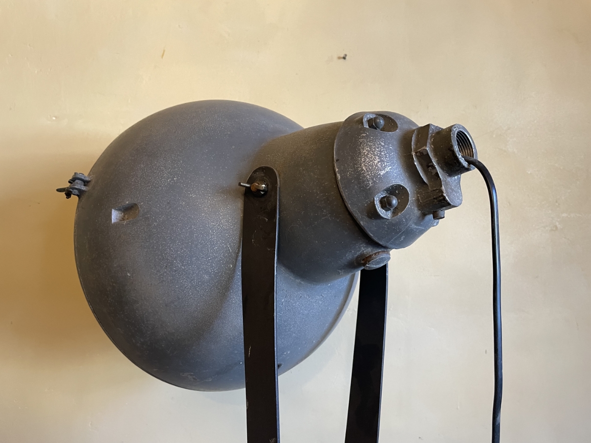 Vloerlamp Lamp Op Oud Statief Staand Industrieel Frns image 7