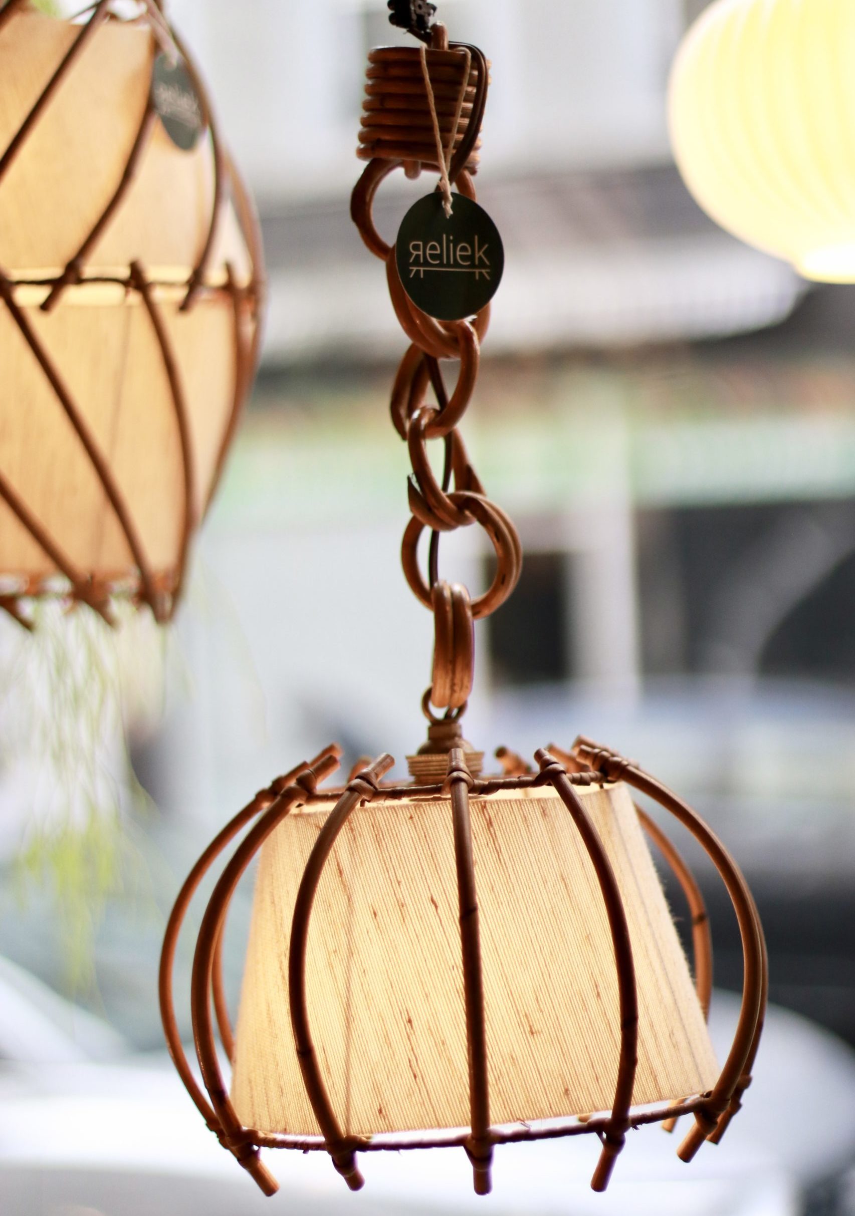 Vintage Rotan Hanglamp image 3