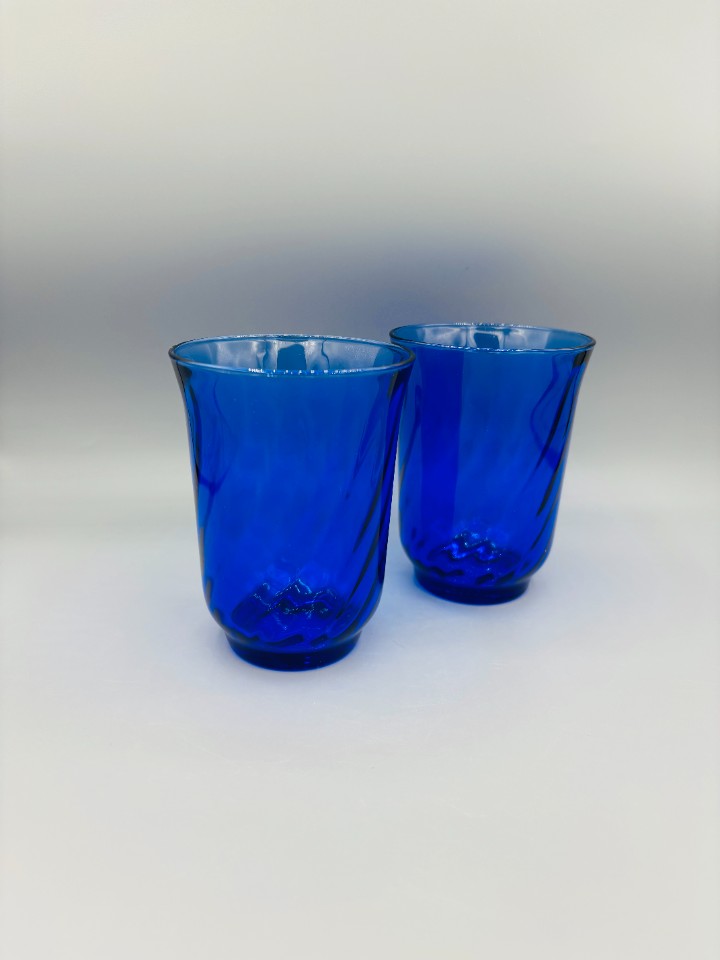 Set Arcoroc Electric Blue Swirl Glazen 2 Stuks image 4