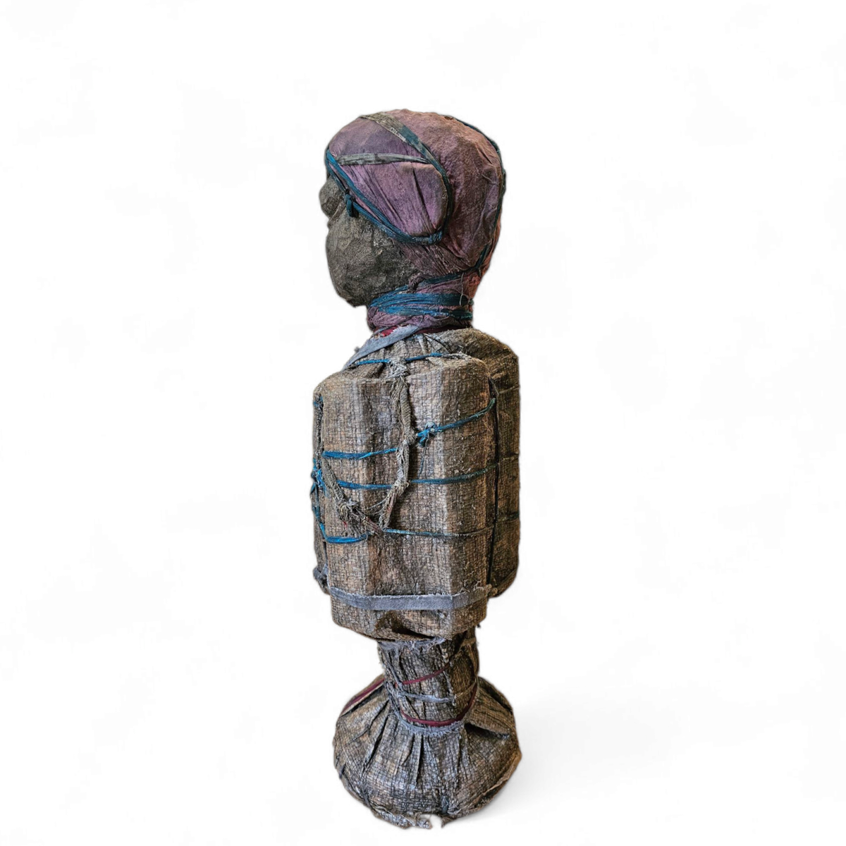 African Sculpture / Multi Material Figure / Height 65 Cm / 1970s image 22