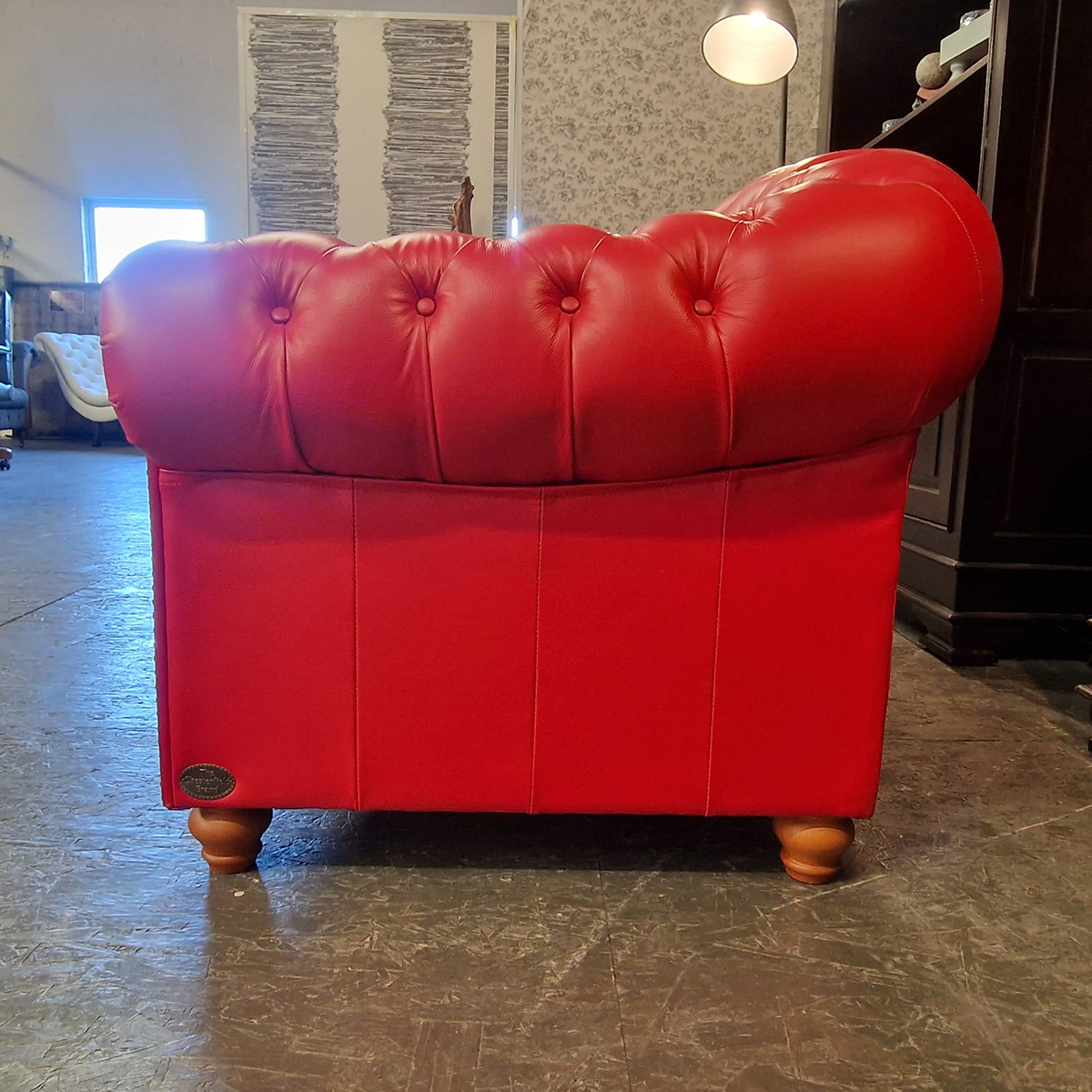 Chesterfield Melbourne 2-zits - Rood image 4