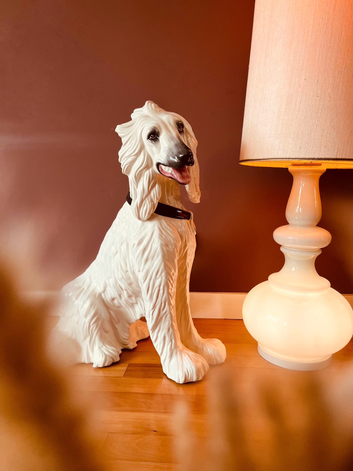 Italiaanse Keramieken Hond +/- 70cm Hoog image 9