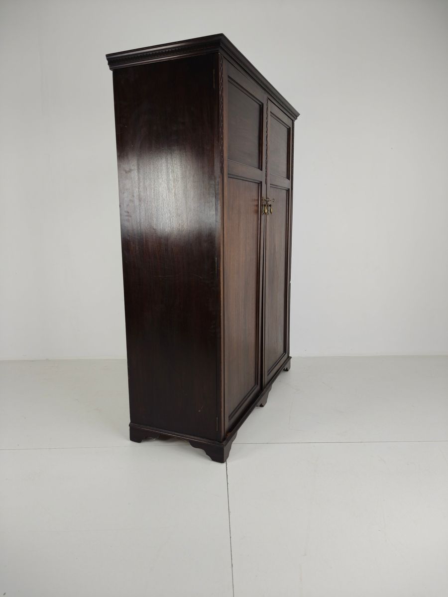 Art Deco Mahoniehouten Garderobekast Voor Dames Van Waring & Gillow – Ca. 1920 image 7