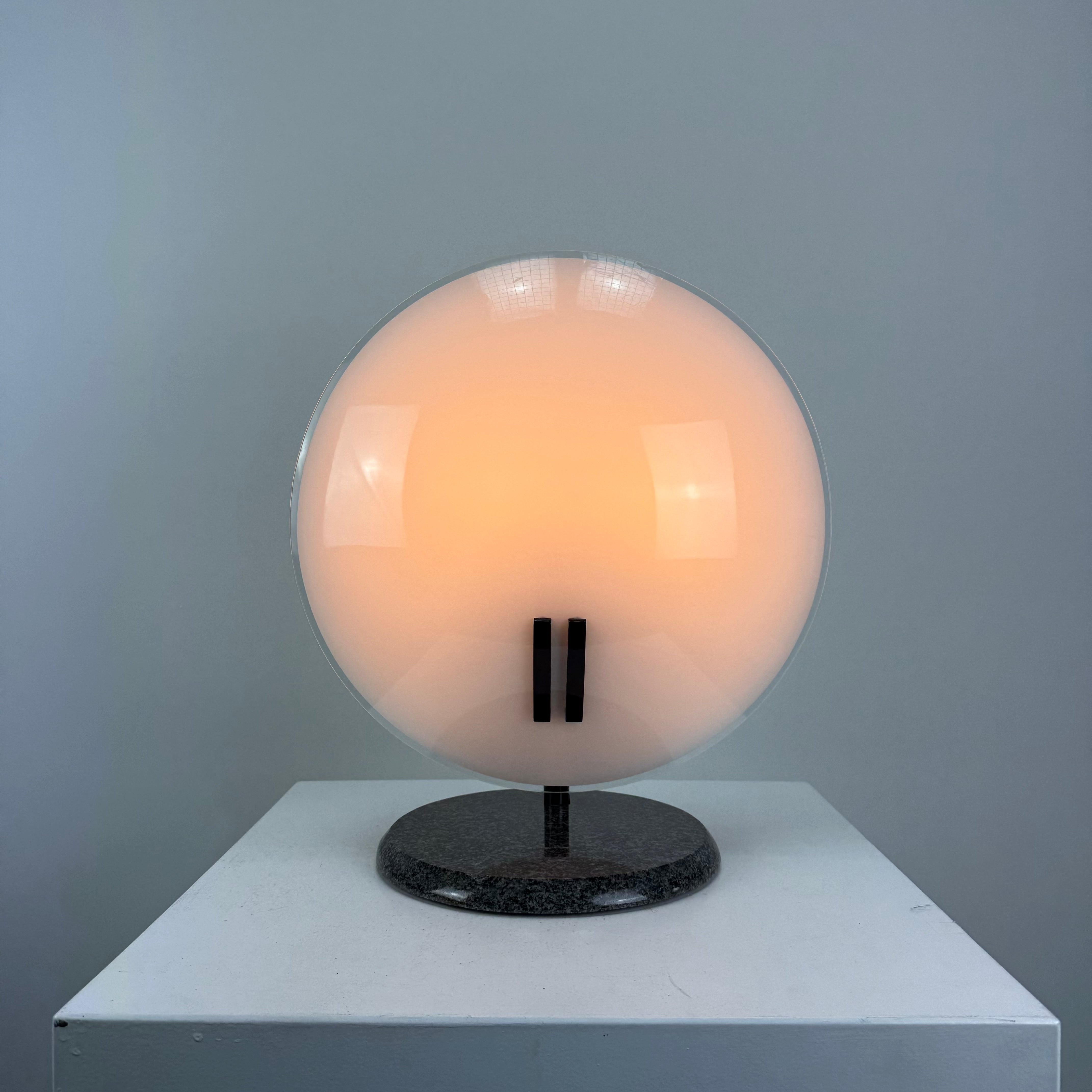 Table Lamp Perla By Bruno Gecchelin For Oluce, 1980 image 2