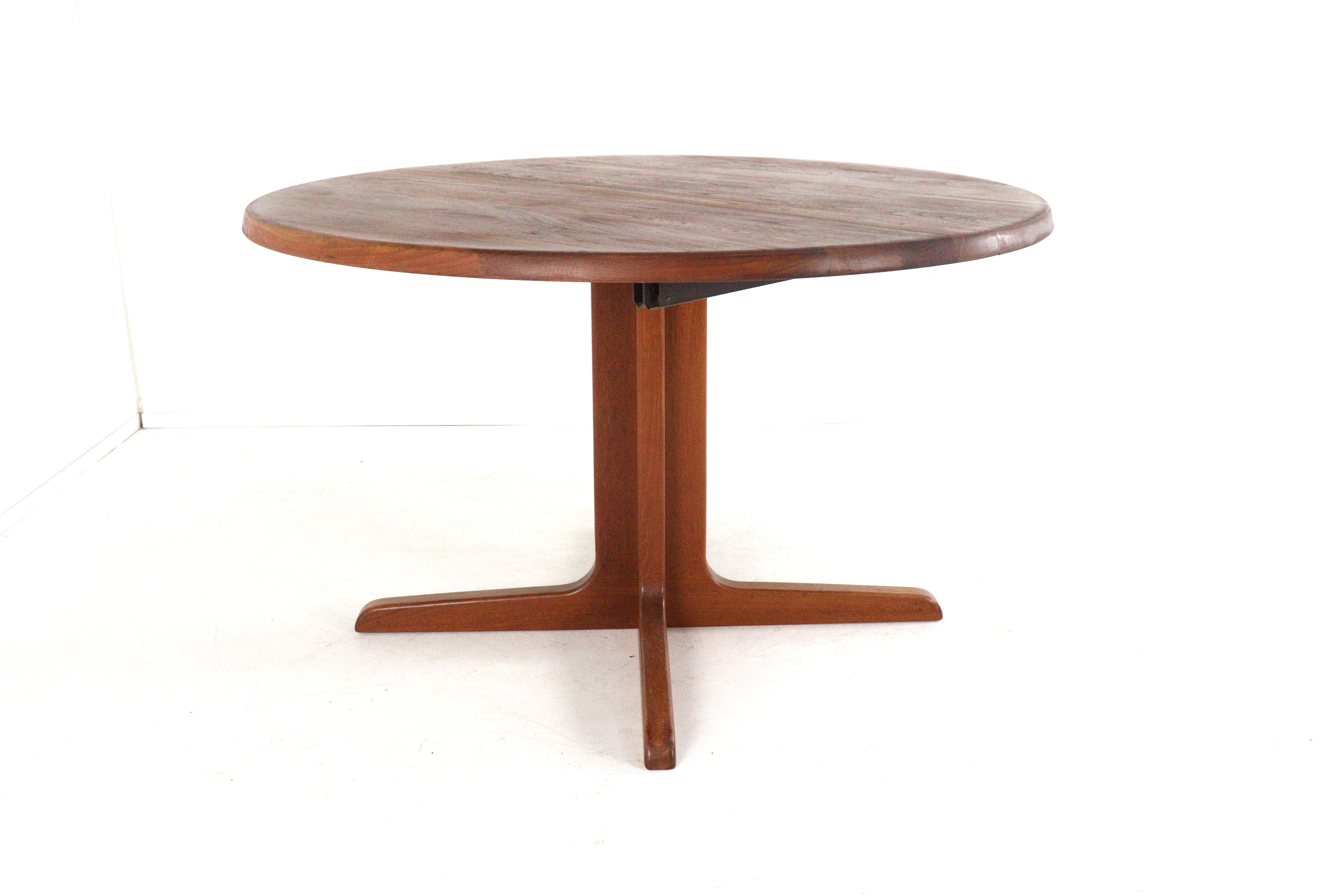 Niels Bach Vintage Ronde Eettafel Eetkamertafel Deens Massief Teak image 5
