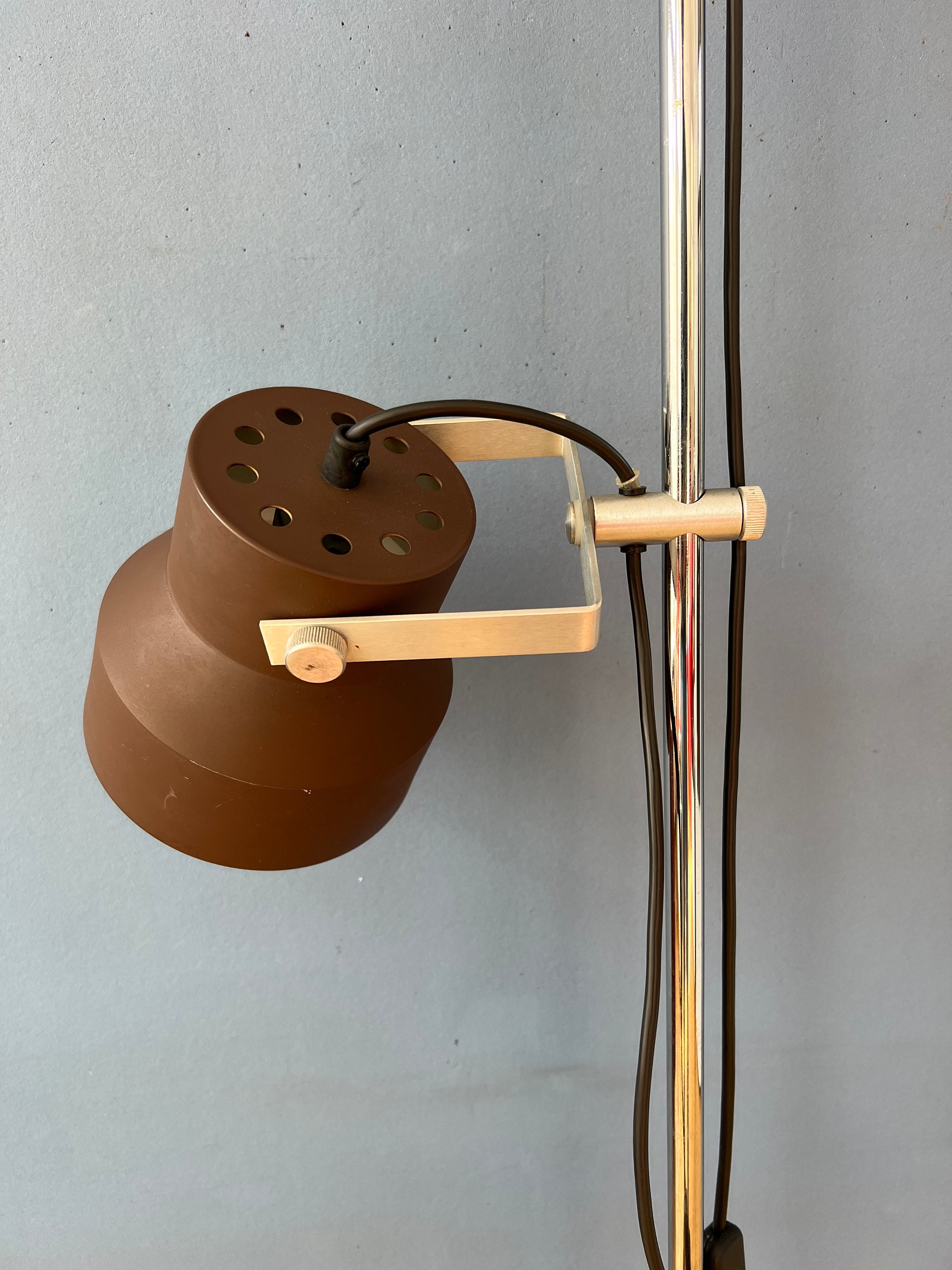 Bruine Anvia Mid Century Space Age Vloerlamp image 9