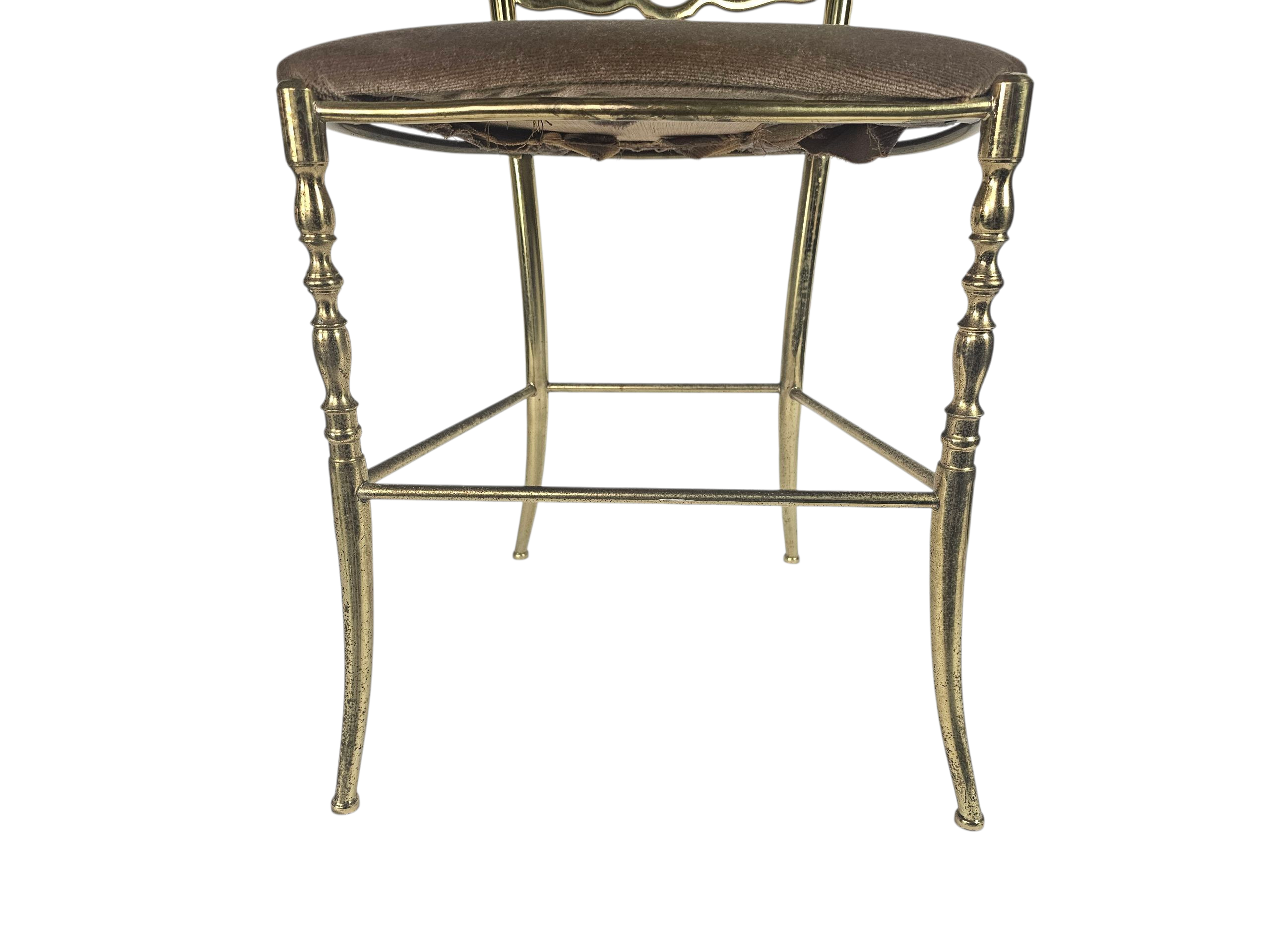 Italian Design - Chiavari Chair - High Chair - Messing - Italie - 1950's image 14