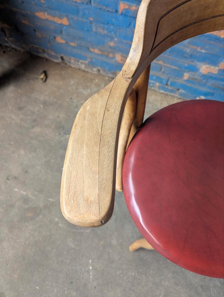 2 Art Nouveau Bentwood Chairs Thonet Stijl image 9
