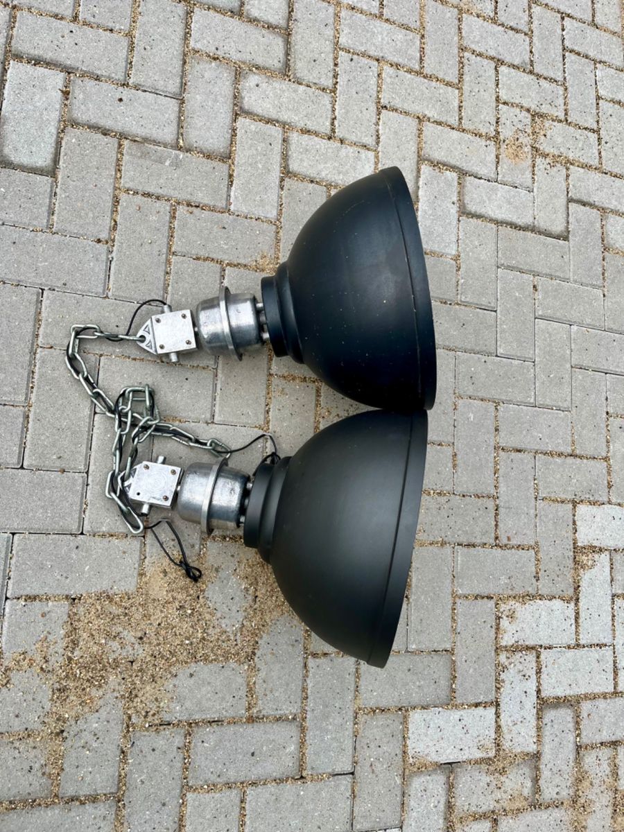 2x Zwarte Industriële Hanglamp image 6