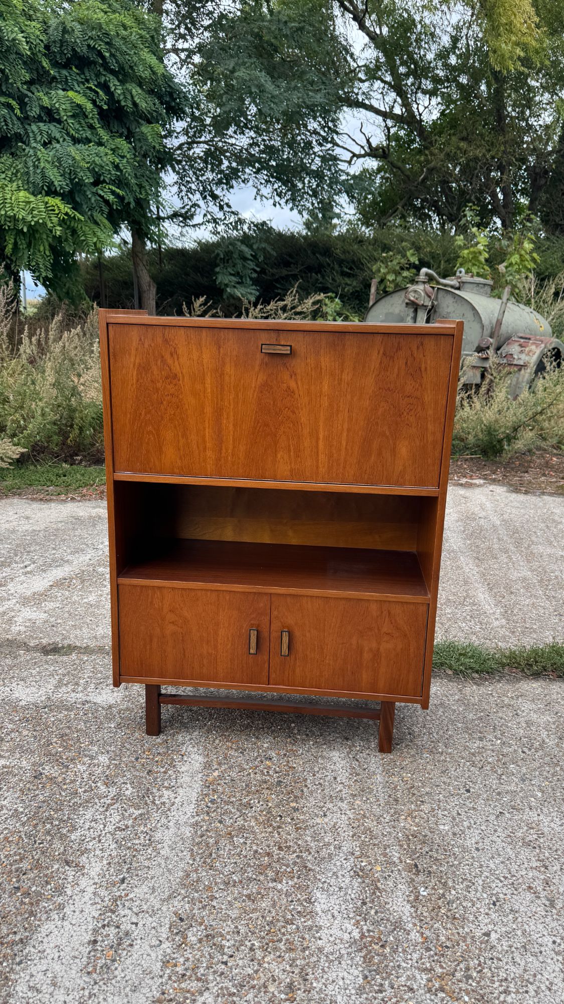 Secretaire Bureau Of Barkastje In Teak image 2