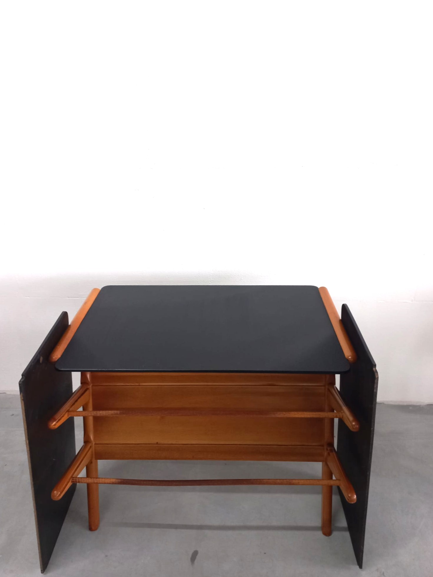 Zeldzaam Wim Den Boon (attrib) Modernistische Side Table Wandmeubel image 8