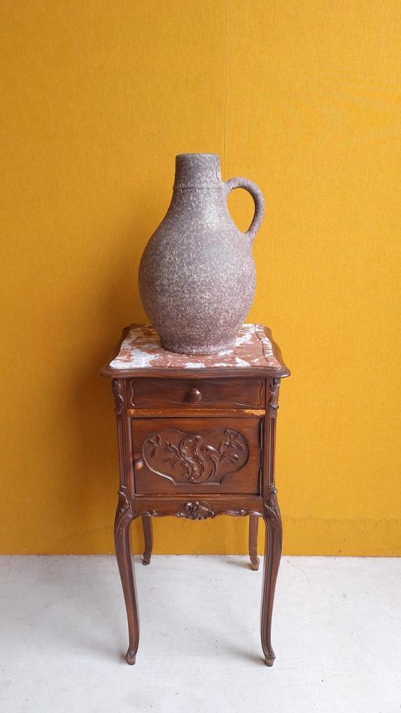 Brocante Vintage Wandplank, Debbel Regaal, Wit Houten Schap image 15