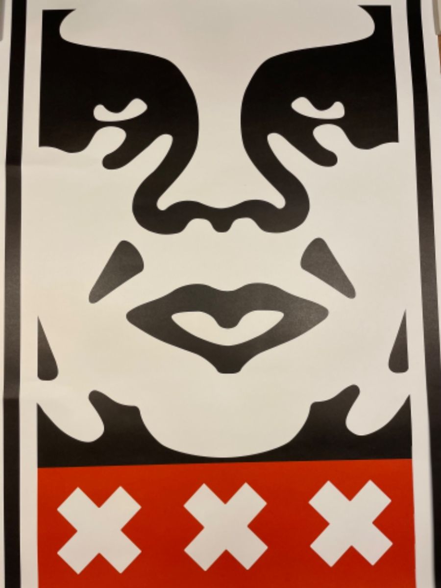Shepard Fairey Obey Amsterdam Icon Xxx, Signed And Dated By Artist image 6