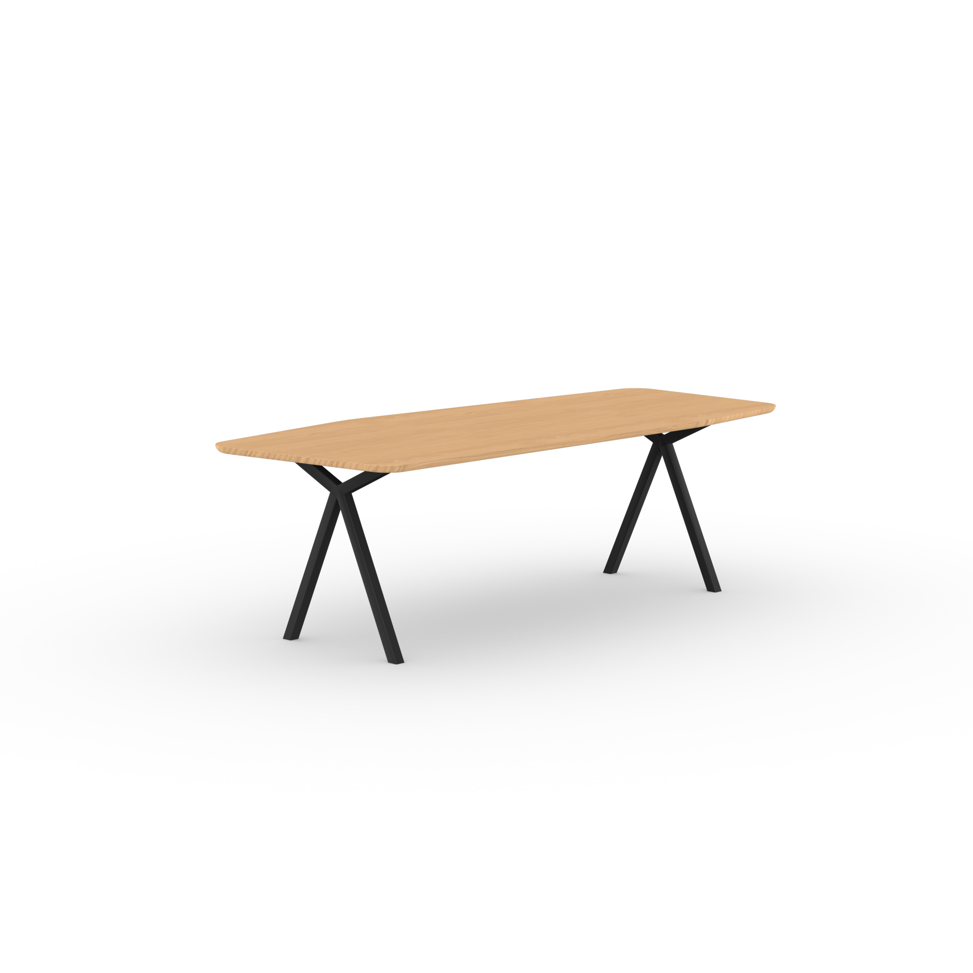 Studio Henk Eettafel Slim X Type Hardwax Olie Naturel, Paper Vorm image 2