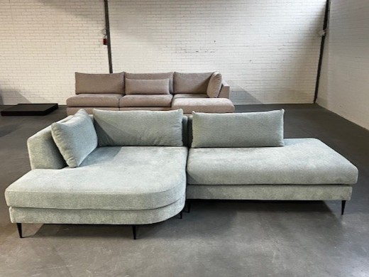 4x6 sofa - X3 Modulaire Bank Lichtgroen Uni image 8