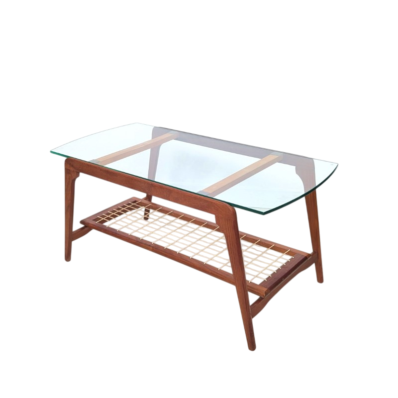 Vintage Salontafel Jaren 6 – Coffee Table – Webe - (kf44) image 2