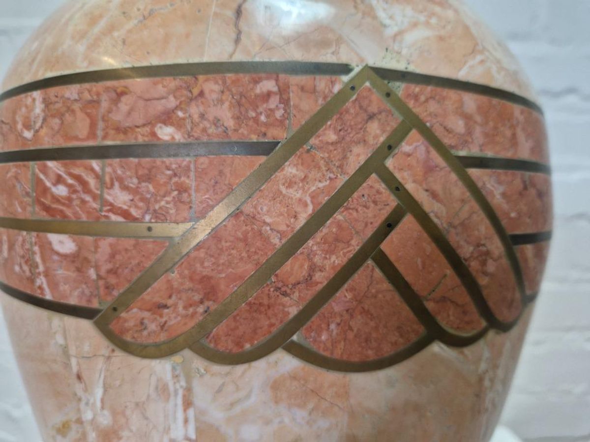 Roze Marmeren Mozaïek Lamp, 1980s image 5