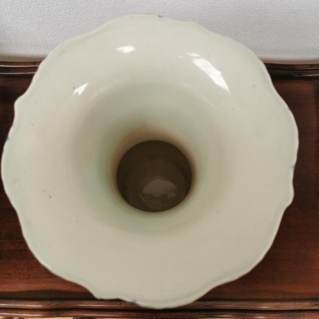 Vintage Delftsblauwe Vaas Tulpvaas Porselein image 9