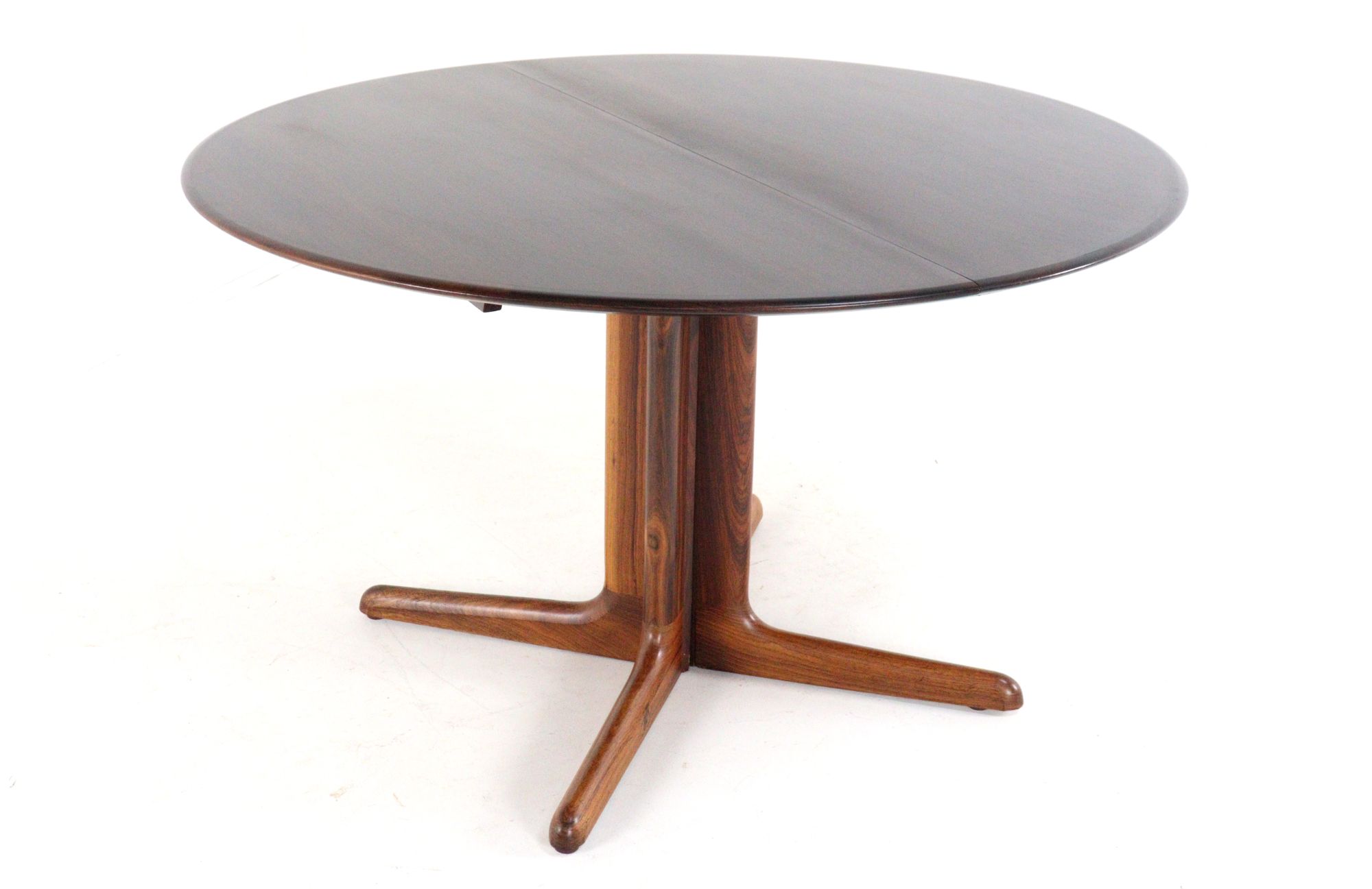 dyrlund Palissander Ronde 2x Verlengbare Tafel Eettafel Deens Vintage image 7