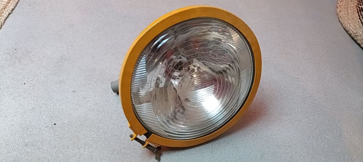 Vintage Vliegbaan Lamp Geel image 4