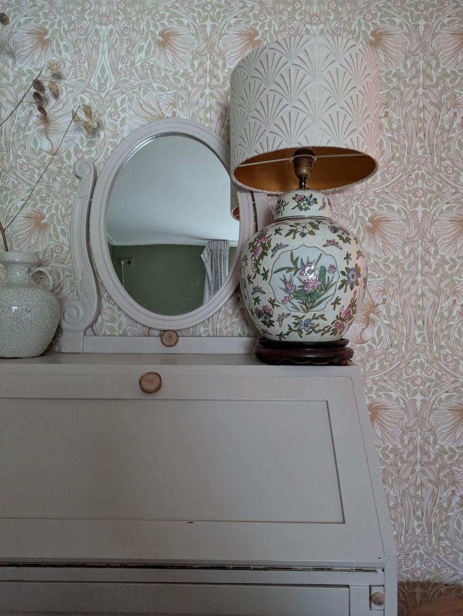 Gemberpot Tafellamp Met Bloemen image 9